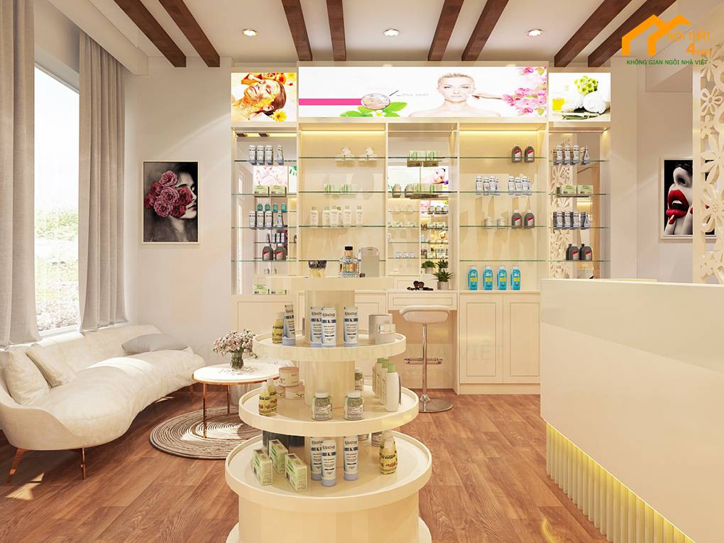 mau spa La Fleur 02 Thiết kế Spa nhỏ đẹp