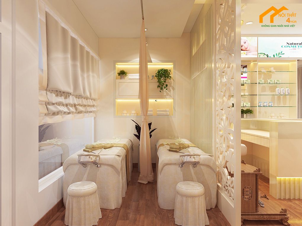 mau spa La Fleur Thiết kế Spa nhỏ đẹp